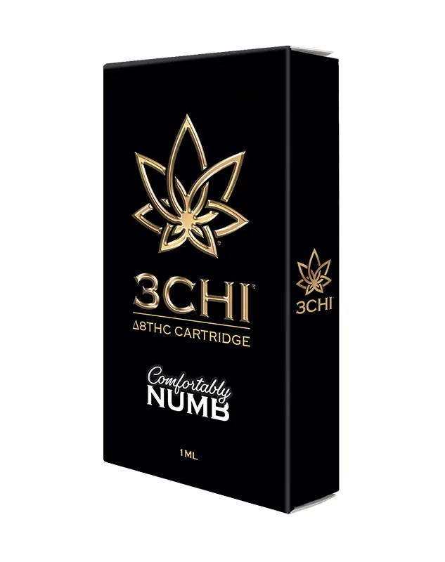 Comfortably Numb - Delta 8 THC:CBN Vape Cartridge - This potent 1:1 blend of ~40% Delta 8 THC and ~40% CBN is designed for the ultimate relaxation. Finished with 10% CBC, 2% CBD and our ultra-relaxing Strawberry Napalm terpenes, this Comfortably Numb vape cart can have you feeling like its name 20 minutes after just a puff or two. Comes in a CCELL or MAKO brand cartridge with a ceramic core. WARNING: THIS IS A HIGH-MAINTENANCE CARTRIDGE. IT WILL CRYSTALLIZE, MAY ARRIVE ALREADY CRYSTALLIZED, AND WILL REQUIRE REHEATING FOR REUSE. DO NOT PURCHASE UNLESS YOU ARE WILLING TO PERFORM THE MAINTENANCE REQUIRED FOR THIS CARTRIDGE.