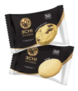 Delta 8 Cookies - Our 50mg Delta 8 THC Cookies are baked fresh in our bakery and then vacuum sealed for fresh delivery of a potent, one-of-a-kind uplifting and motivating feel with a calming body sensation. Average dosing varies from 1/4 cookie to 1 full cookie. &nbsp;