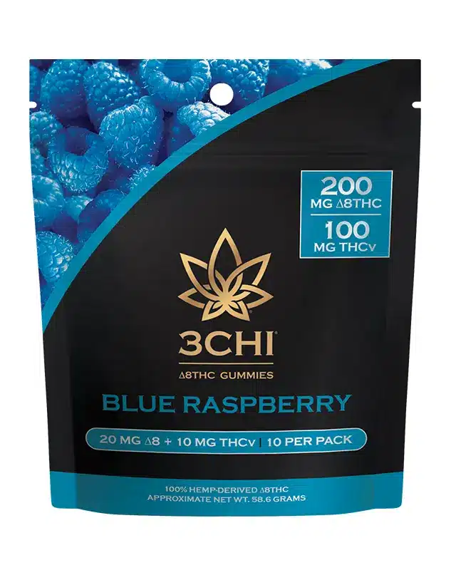 Delta 8 + THCv Gummies - Our 20mg Delta 8 + 10mg THCv 10 pack gummies deliver unsurpassed Delta 8 purity combined with THCv for an uplifting and potent entourage effect - no typical binge eating. Feel great & look great!
Fast acting
NO hemp taste
Potent & long lasting
Delicious blue raspberry
Vegan & cruelty-free | No animal gelatin
Derived from USA-grown hemp
Farm Bill Compliant : <0.3% ∆9THC