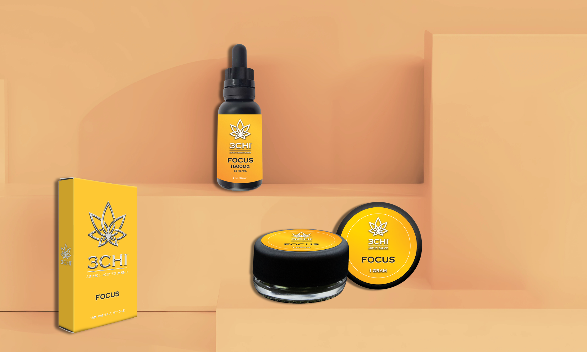 3CHI's Focused Blends: Tailored Delta 8 Products