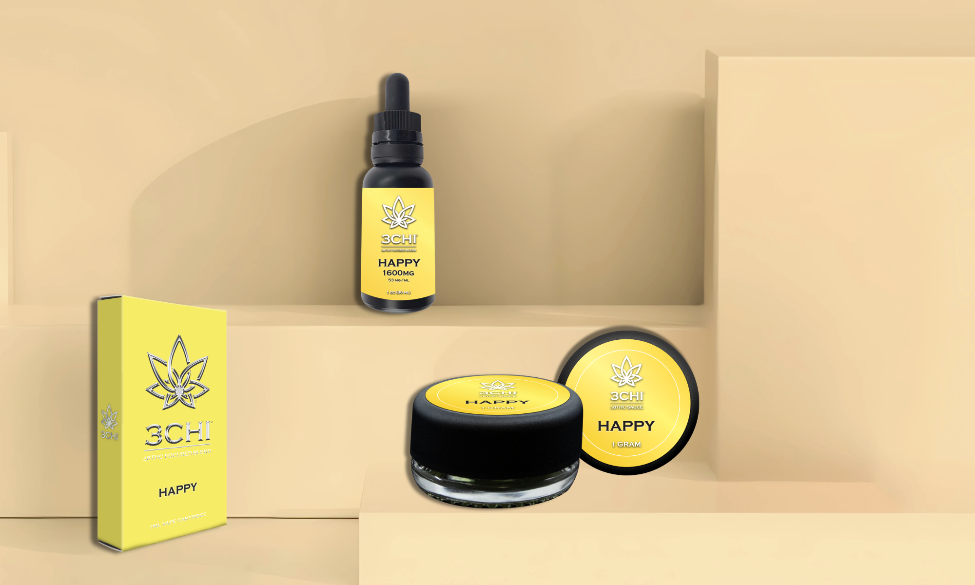 3CHI's Focused Blends: Tailored Delta 8 Products