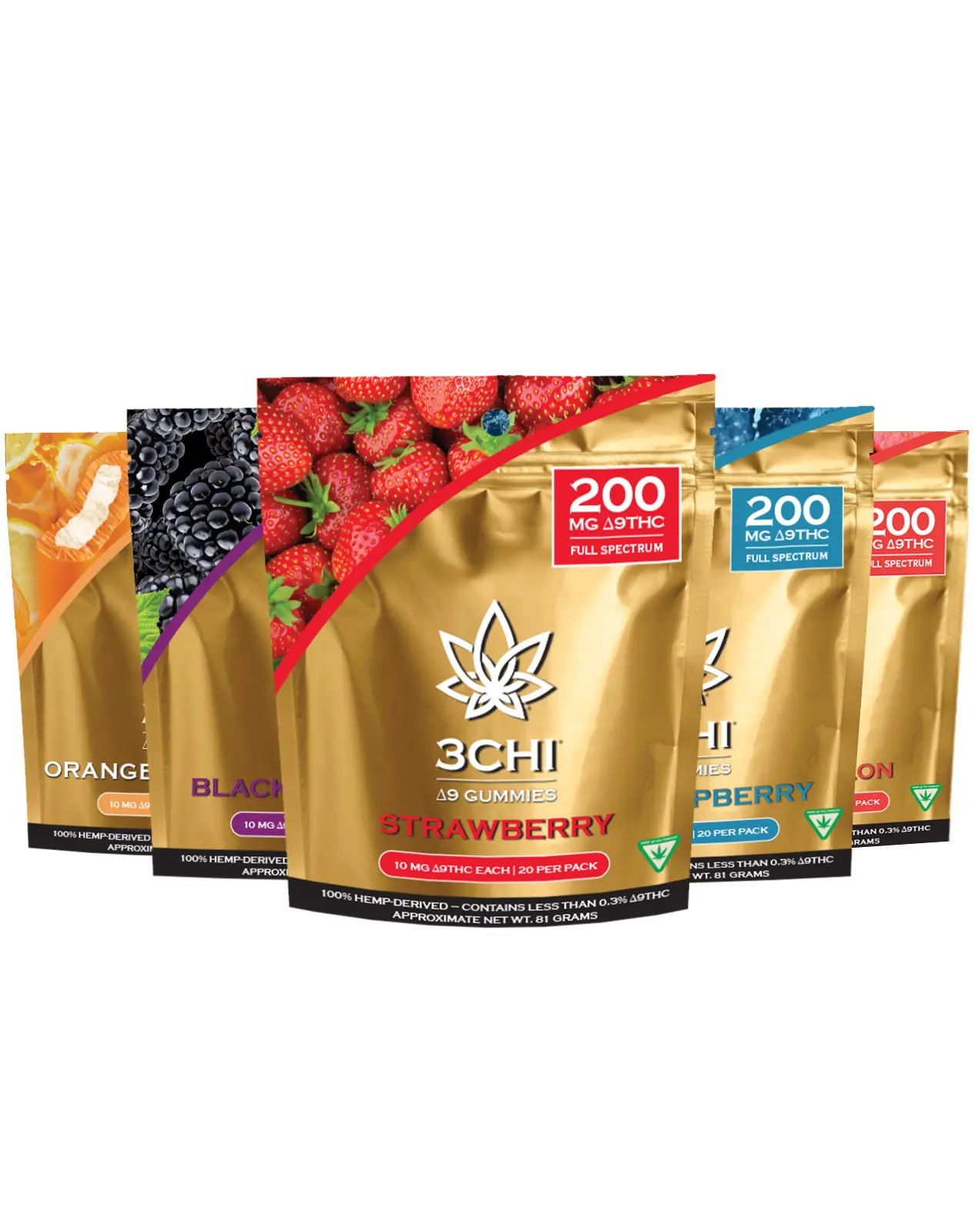 3CHI's hemp derived Delta 9 THC Gummies are some of the best THC gummies on the market. Produced cruelty-free with pure hemp derived Delta 9 THC, and others with CBD isolate, it's no wonder consumers flock to these Delta 9 gummies.
