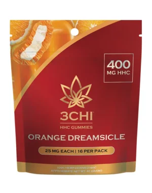 HHC Gummies - Our premium 25mg HHC gummies deliver a potent one of a kind feeling with a calming body sensation and feature: Award winning & potent HHC Delicious orange dreamsicle Vegan cruelty-free | No animal gelatin Derived from USA-grown hemp Farm Bill Compliant : <0.3% ∆9THC