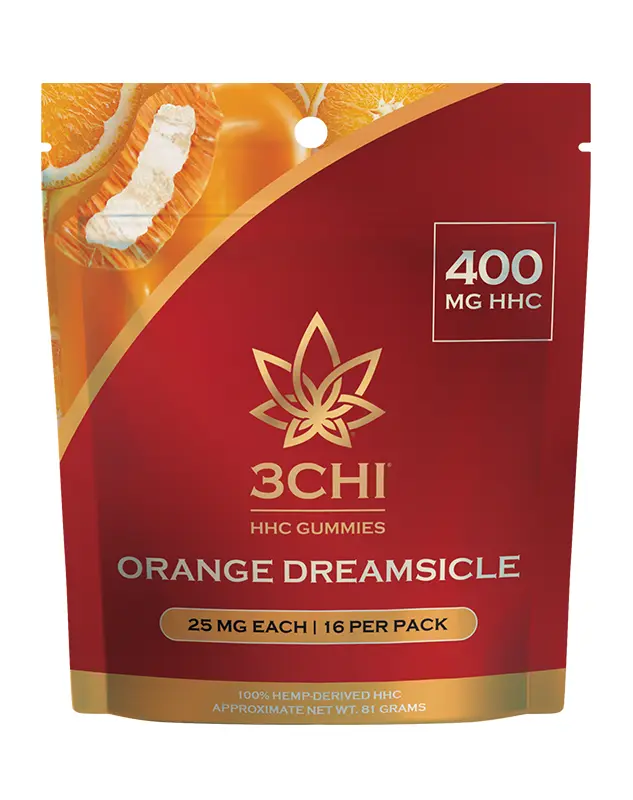 HHC Gummies - Our premium 25mg HHC gummies deliver a potent one of a kind feeling with a calming body sensation and feature:
Award winning & potent HHC
Delicious orange dreamsicle
Vegan cruelty-free | No animal gelatin
Derived from USA-grown hemp
Farm Bill Compliant : <0.3% ∆9THC