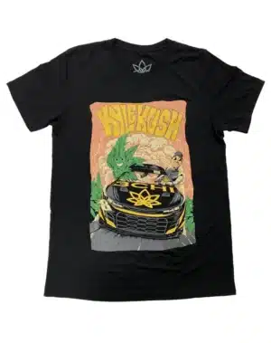 Kyle Kush Hotbox Graphic Tee - With blazing speed, here comes Kyle Busch and his friend 3CHI! This ultra-soft Kyle Kush NASCAR t-shirt is so comfortable you'll feel like you're taking the checkered flag every time you put it on. It's lightweight, thin, and perfect for summer.
NOTE: Backordered shirts may take 3-4 weeks to arrive.