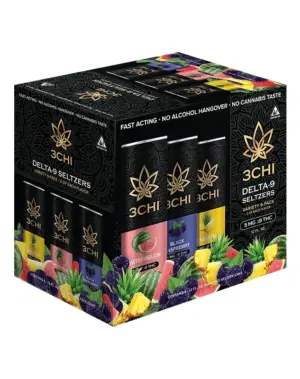 Delta 9 Seltzers - Unveiling the Gold Medal Winner at the L.A. Spirit Awards, 3CHI introduces its session-able Delta 9 THC Seltzers. Expertly crafted drinks to blend award-winning quality with a