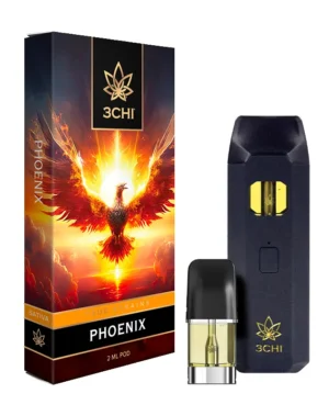 Phoenix - True Strains - 2ml Vape Pod - Fire up your day with 3CHI's Phoenix Vape Pod, this energetic Sativa blend, perfect for keeping your spirits high and your motivation higher. REQUIRES A 3CHI POD BATTERY TO USE
