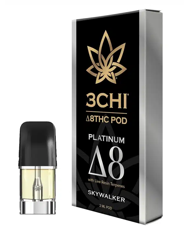 Platinum Delta 8 Vape Pod - 2ml - Skywalker - Strain: Skywalker
