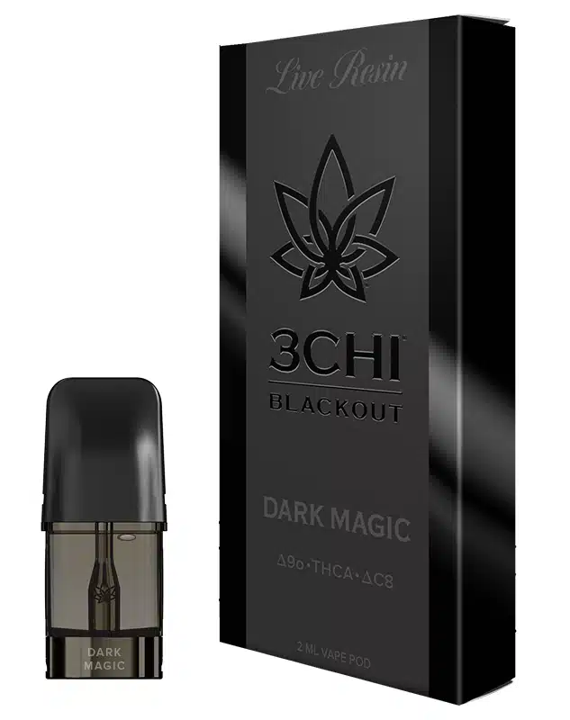 Blackout Series Vape Pod - 2ml - Dark Magic - Strain: Dark Magic