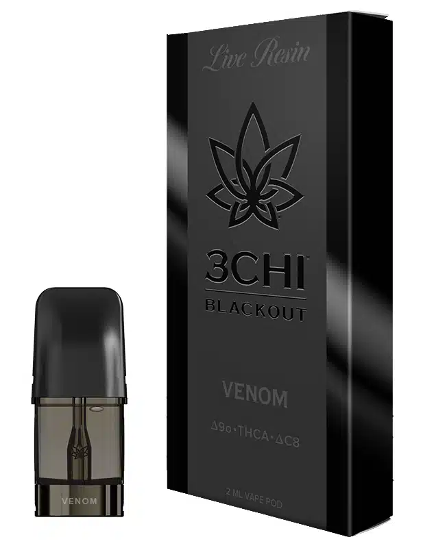 Blackout Series Vape Pod - 2ml - Venom - Strain: Venom