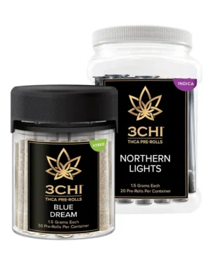 1.5g THCA Pre-Roll - Our new 1.5g pre-rolls come filled with the highest-quality THCA flower. We did the work for you so you can simply grab one and relax. With various strains for desired experiences, we have a little something for everybody. Quantities: 20 ct. individual doob tubes, 50 ct. loose 3 different strains: Blue Dream, Northern Lights, Pineapple Express Third-party lab tested Dispensary grade Farm Bill Compliant &nbsp;