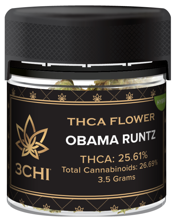 3CHI Presents: The Story of Obama Runtz Strain and THCA Flower