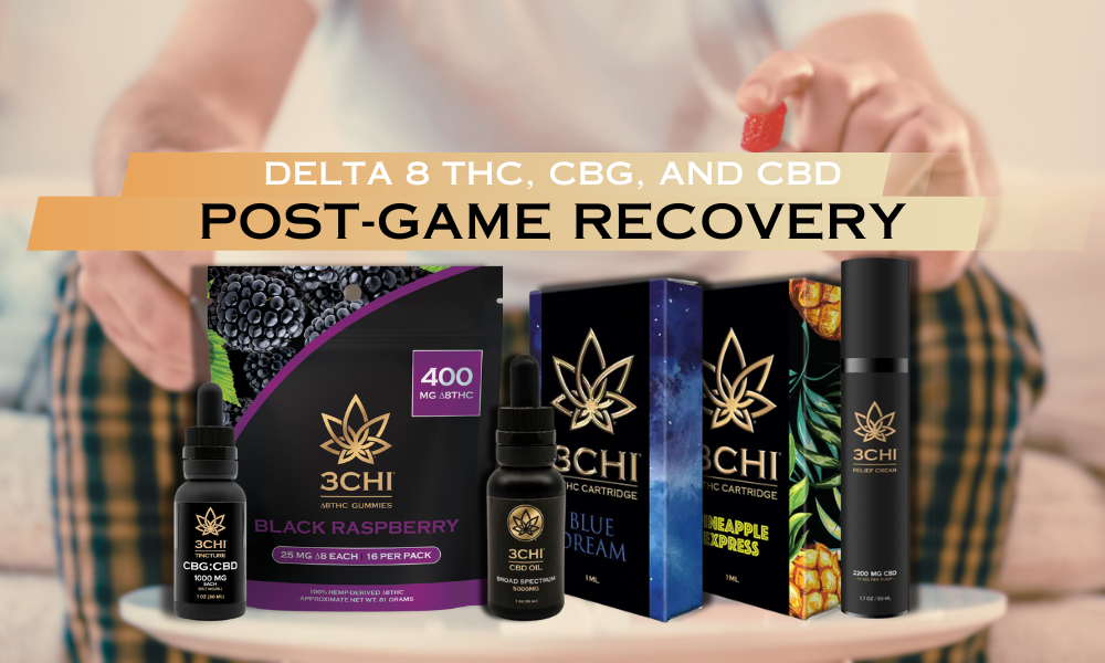 Post-Game Recovery: How Delta 8 Gummies, CBG, and CBD Can Help You Wind Down