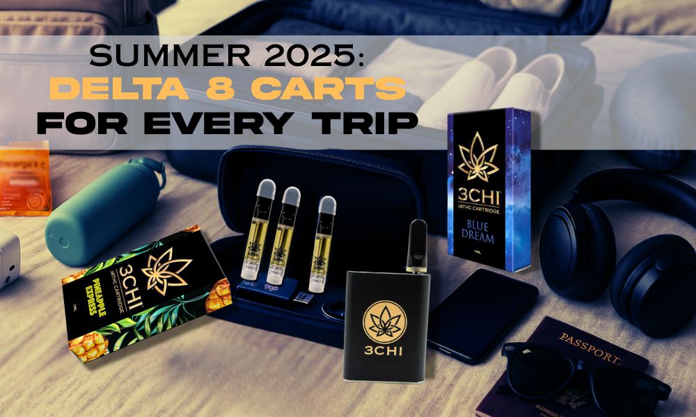 Vacation Vibe, Relaxed Mind: Delta 8 Carts for Every Summer Trip