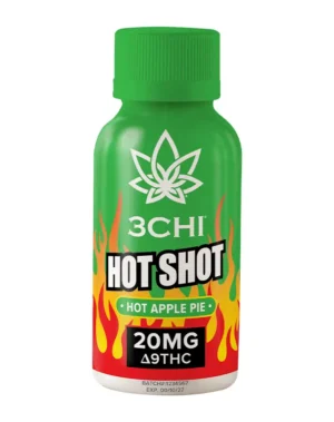 Delta 9 THC Shots - 20mg - Hot Apple Pie, Single - Flavor: Hot Apple Pie, Quantity: Single