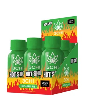 Delta 9 THC Shots - 20mg - Hot Apple Pie, 12-Pack - Flavor: Hot Apple Pie, Quantity: 12-Pack