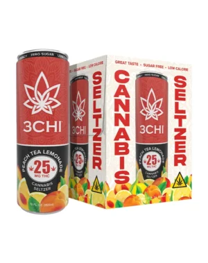 Delta 9 THC Seltzers – Sugar Free - 25mg - Meet the 3CHI Delta 9 THC Seltzer collection, now available in a smooth 25 mg THC per can. These alcohol-free, sugar-free seltzers strike the perfect balance between flavor and potency, offering a more elevated experience than the 10 mg lineup while remaining approachable and social.